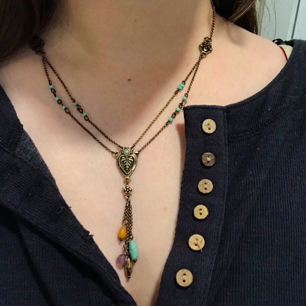 Lucky Brand boho necklace